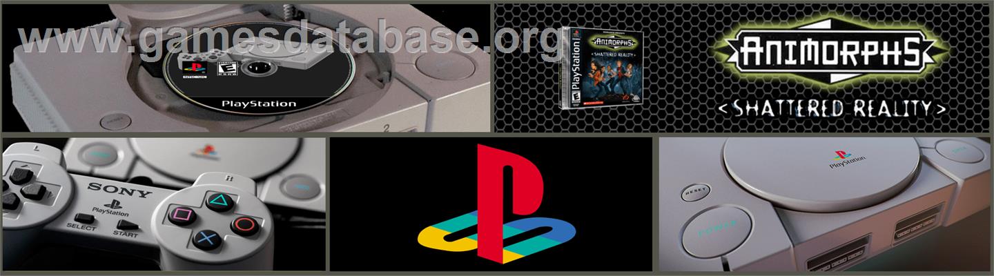 Animorphs: Shattered Reality - Sony Playstation - Artwork - Marquee