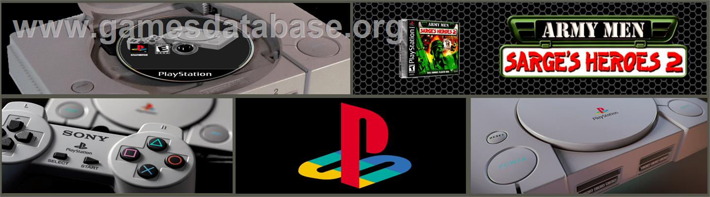 Army Men: Sarge's Heroes 2 - Sony Playstation - Artwork - Marquee