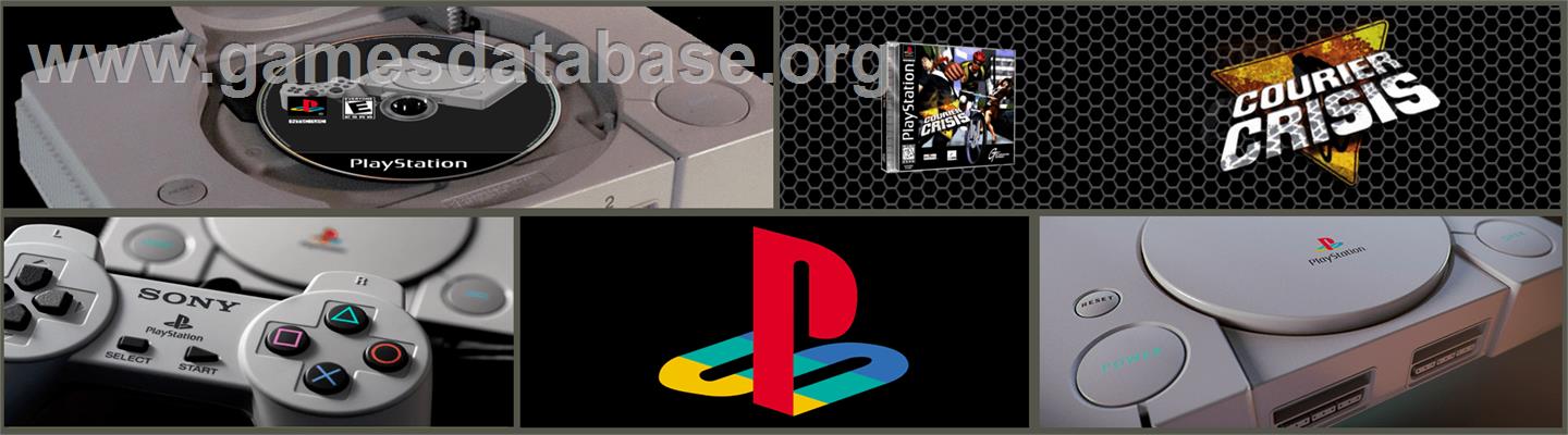Courier Crisis - Sony Playstation - Artwork - Marquee
