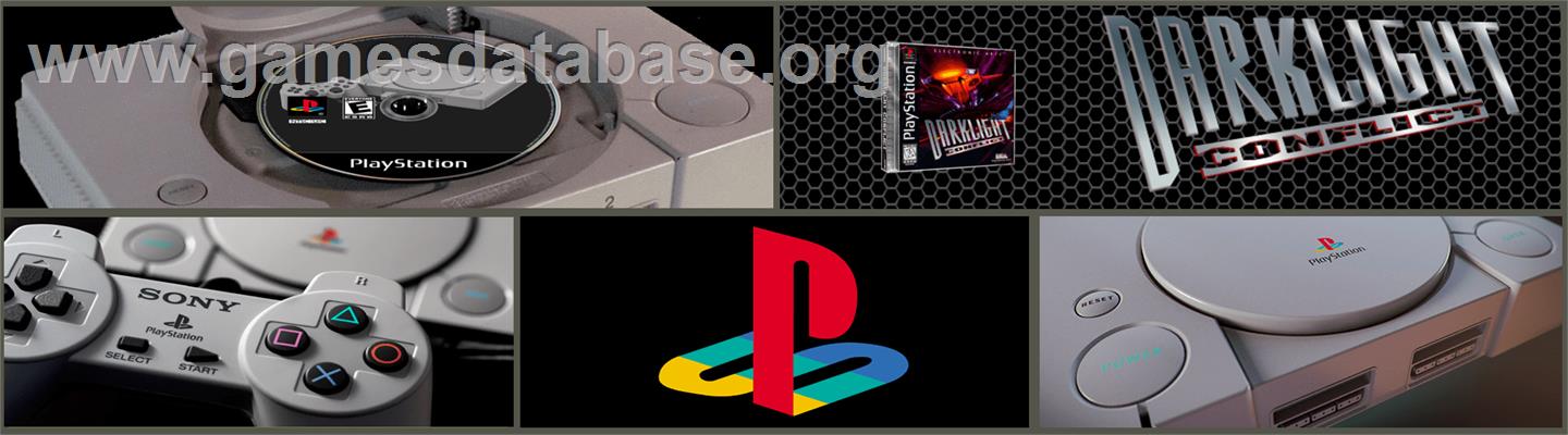 Darklight Conflict - Sony Playstation - Artwork - Marquee