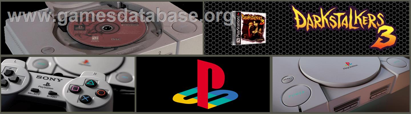 Darkstalkers 3 - Sony Playstation - Artwork - Marquee