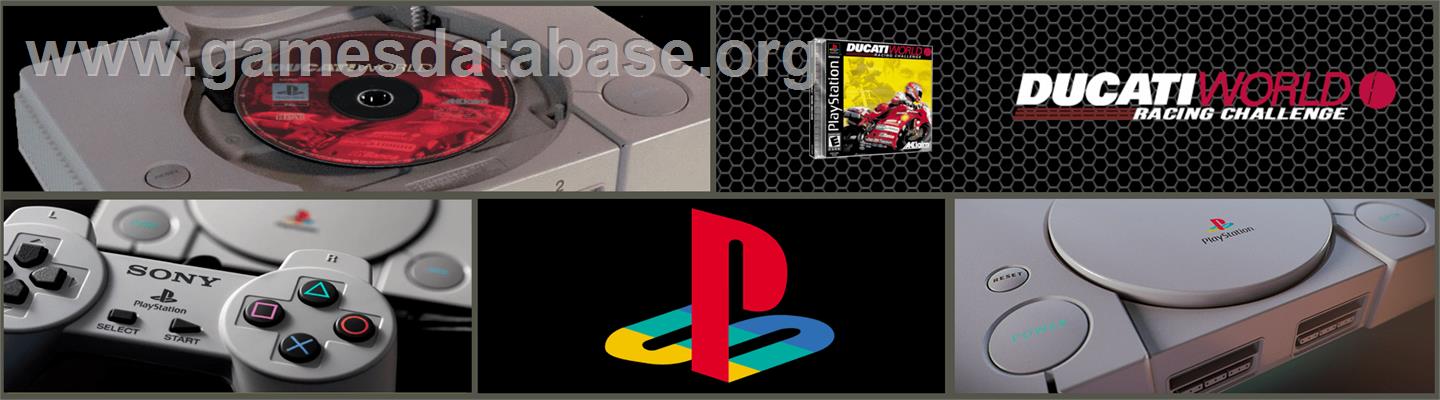 Ducati World: Racing Challenge - Sony Playstation - Artwork - Marquee