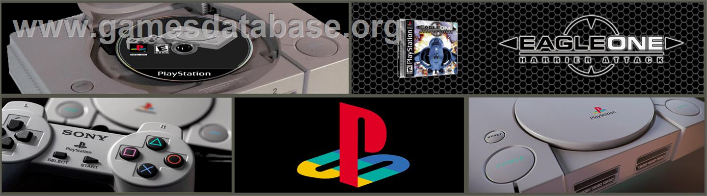 Eagle One: Harrier Attack - Sony Playstation - Artwork - Marquee