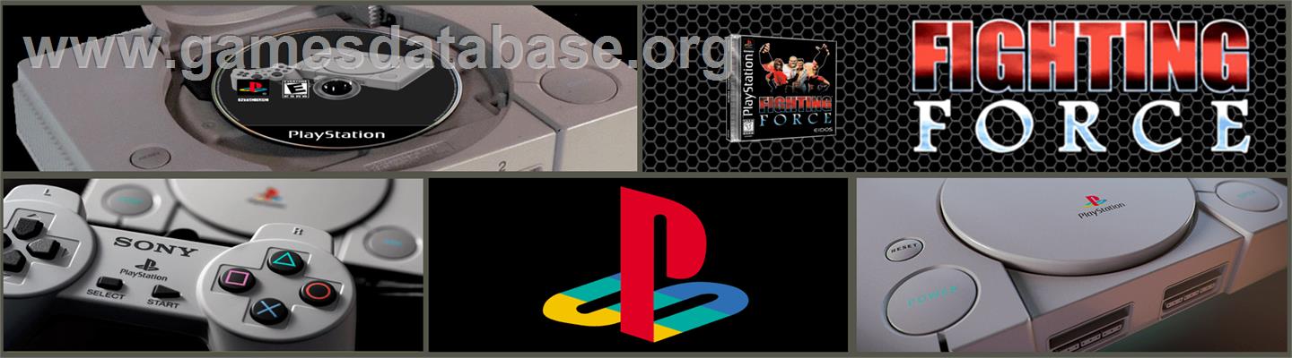 Fighting Force - Sony Playstation - Artwork - Marquee