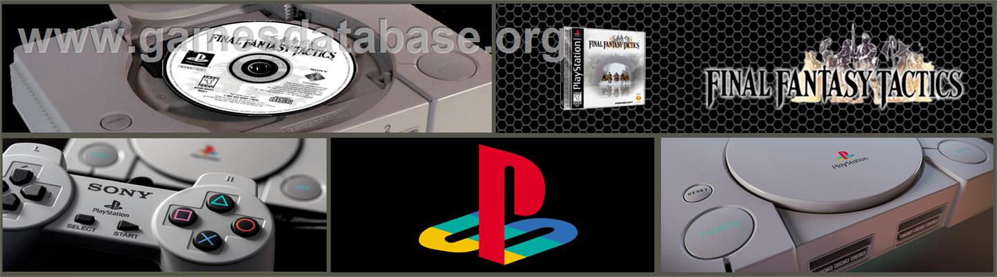 Final Fantasy Tactics - Sony Playstation - Artwork - Marquee