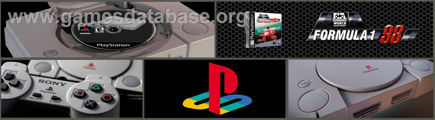 Formula 1 '98 - Sony Playstation - Artwork - Marquee