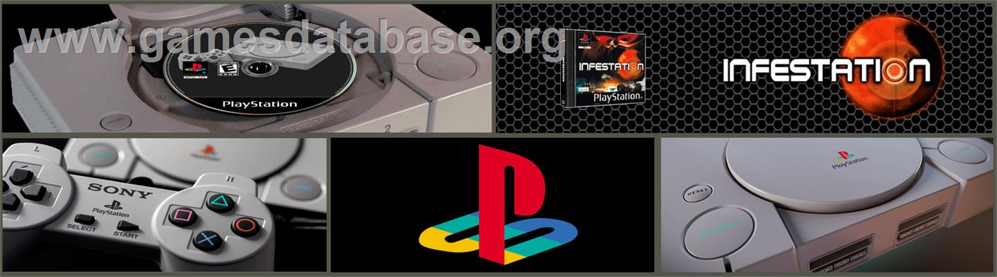 Infestation - Sony Playstation - Artwork - Marquee