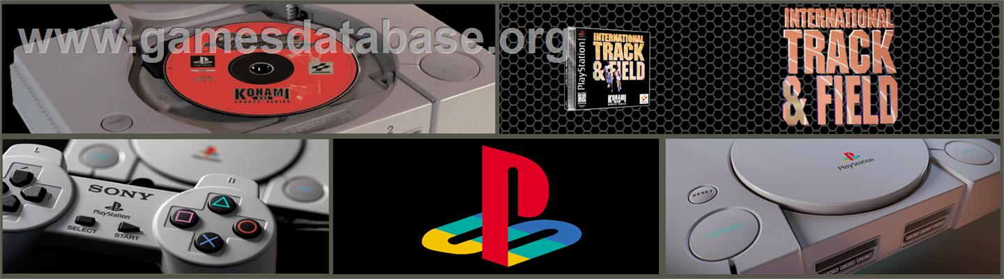International Track & Field - Sony Playstation - Artwork - Marquee
