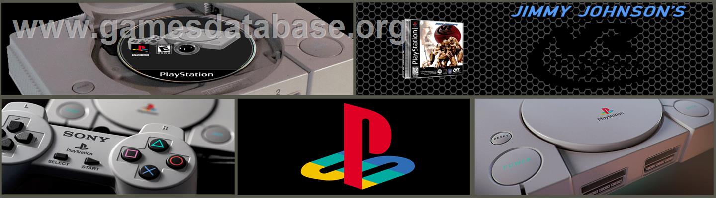 Jimmy Johnson's VR Football '98 - Sony Playstation - Artwork - Marquee