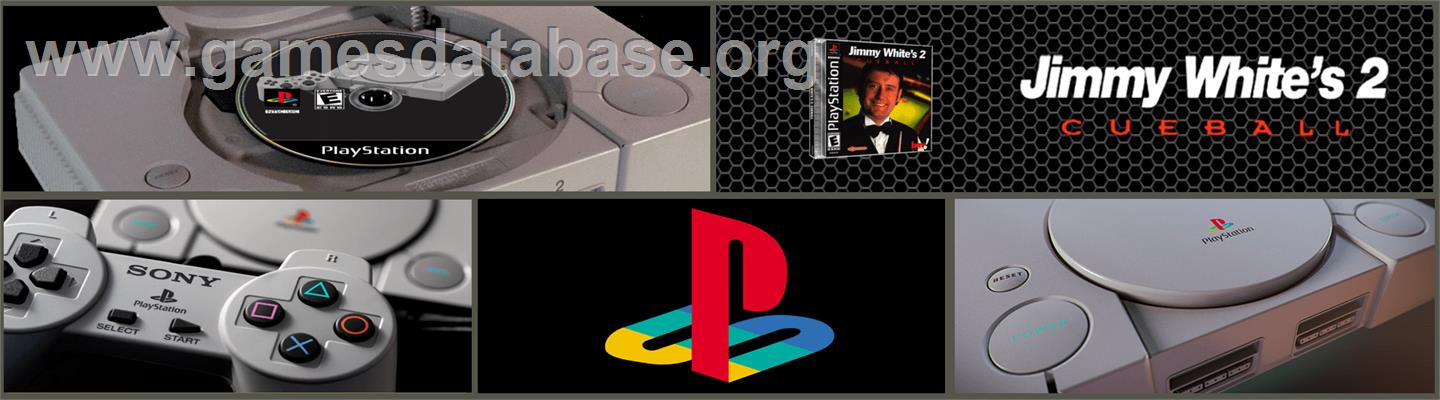 Jimmy White's 2: Cueball - Sony Playstation - Artwork - Marquee