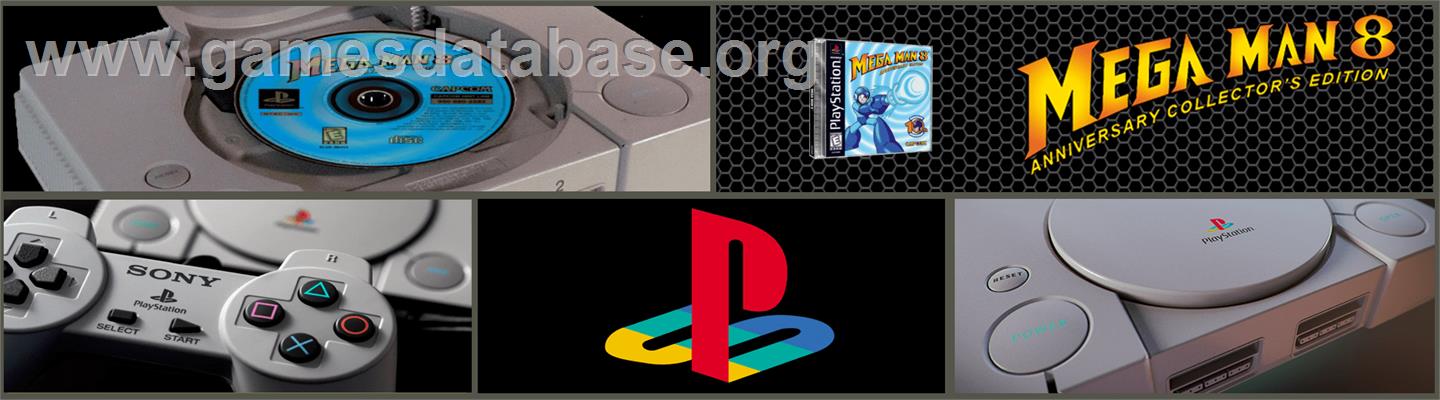 Mega Man 8: Anniversary Edition - Sony Playstation - Artwork - Marquee