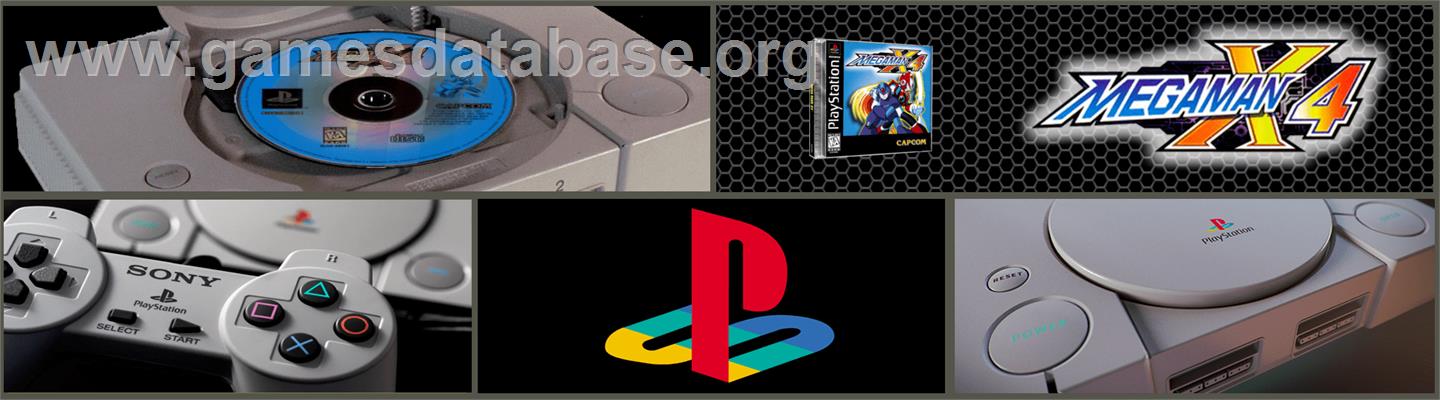 Mega Man X4 - Sony Playstation - Artwork - Marquee