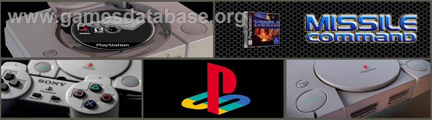 Missile Command - Sony Playstation - Artwork - Marquee