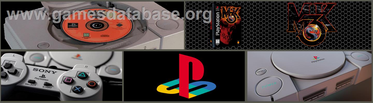 Mortal Kombat 3 - Sony Playstation - Artwork - Marquee
