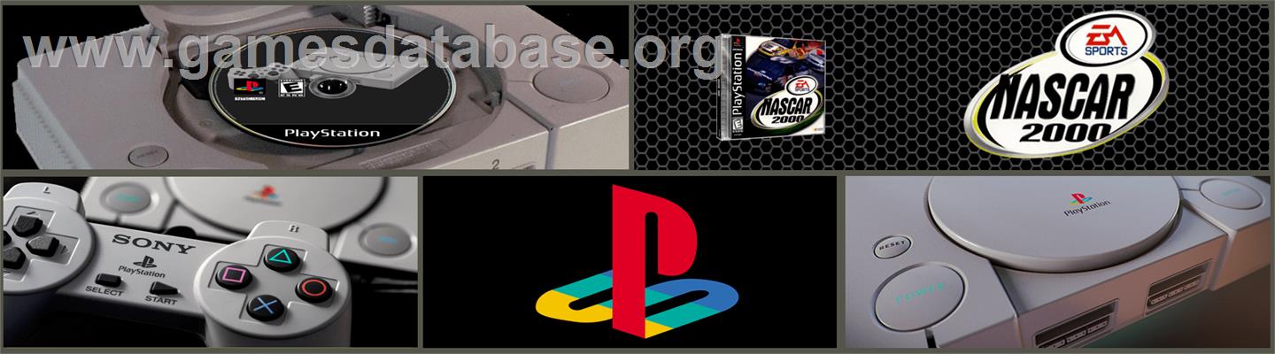 NASCAR 2000 - Sony Playstation - Artwork - Marquee