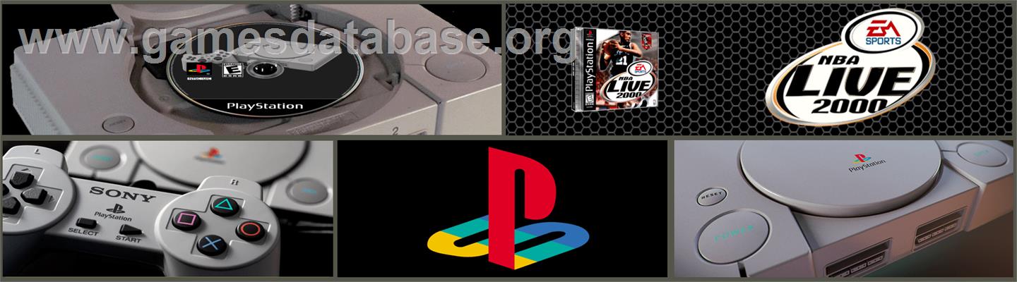 NBA Live 2000 - Sony Playstation - Artwork - Marquee
