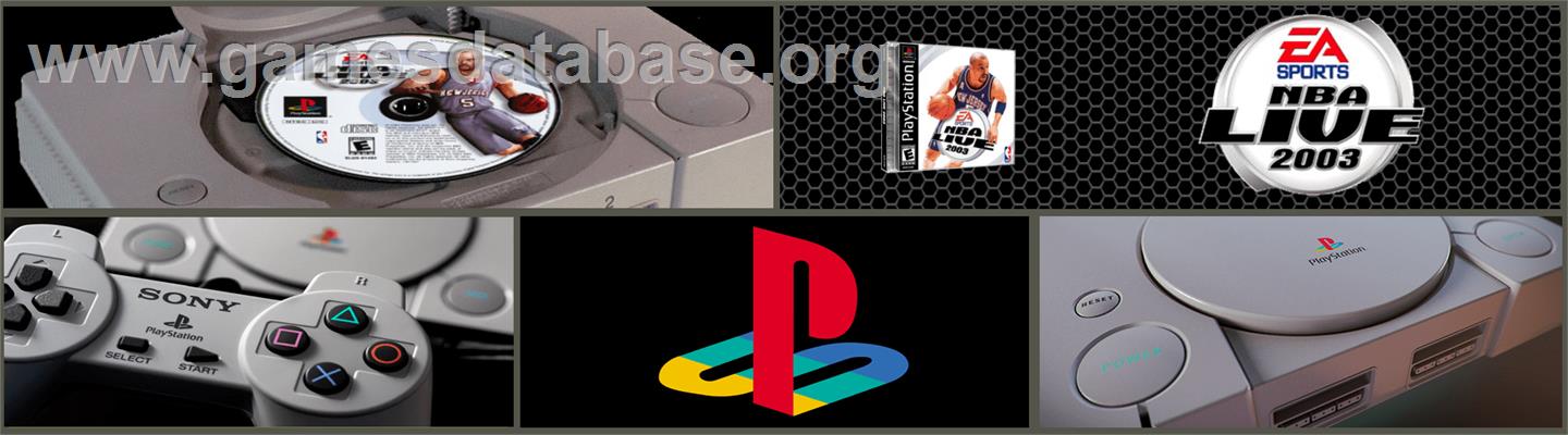 NBA Live 2003 - Sony Playstation - Artwork - Marquee