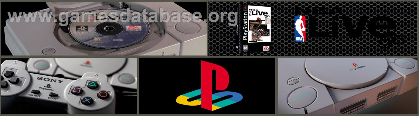 NBA Live 96 - Sony Playstation - Artwork - Marquee
