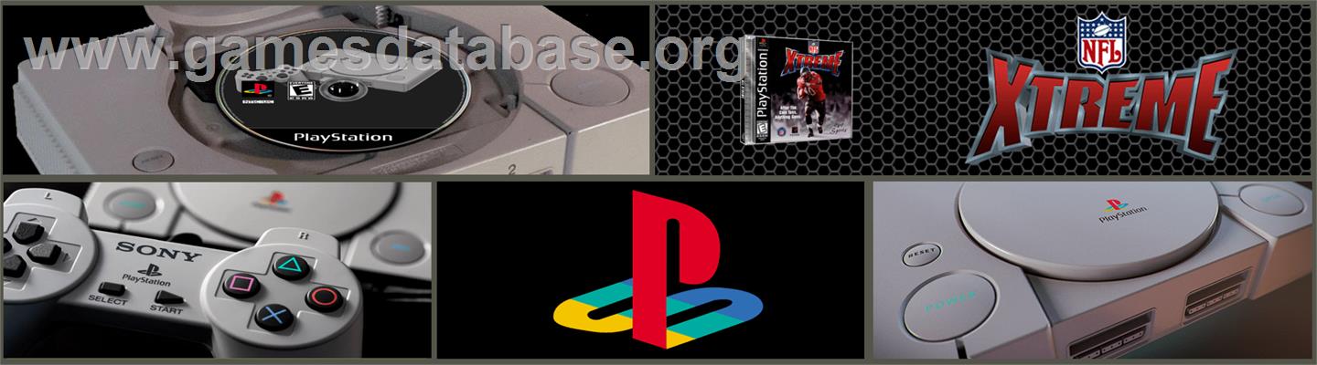 NFL Xtreme - Sony Playstation - Artwork - Marquee