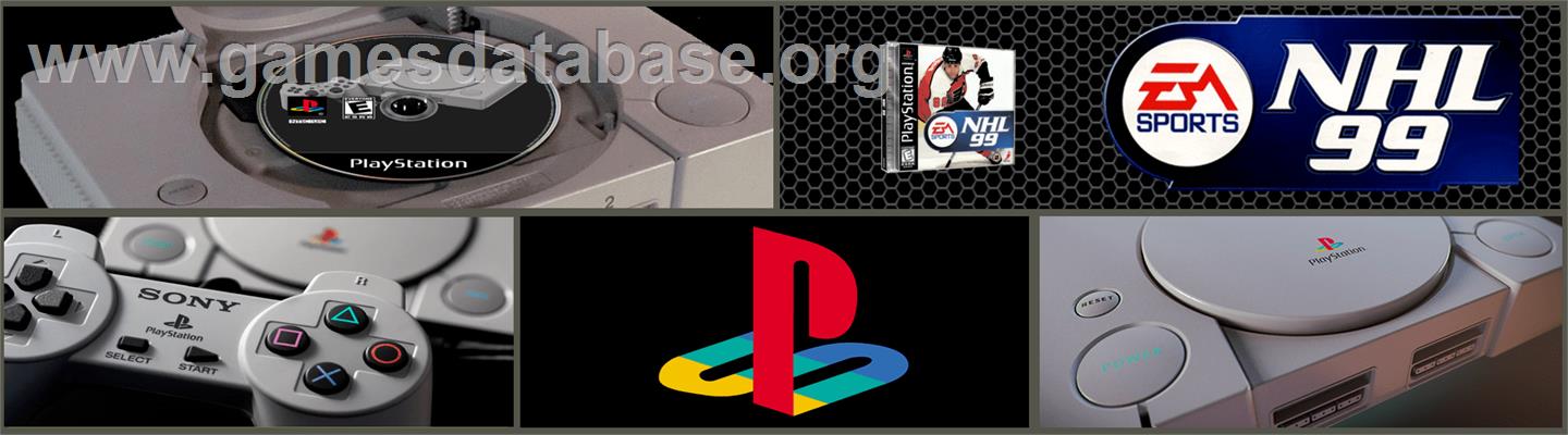 NHL 99 - Sony Playstation - Artwork - Marquee