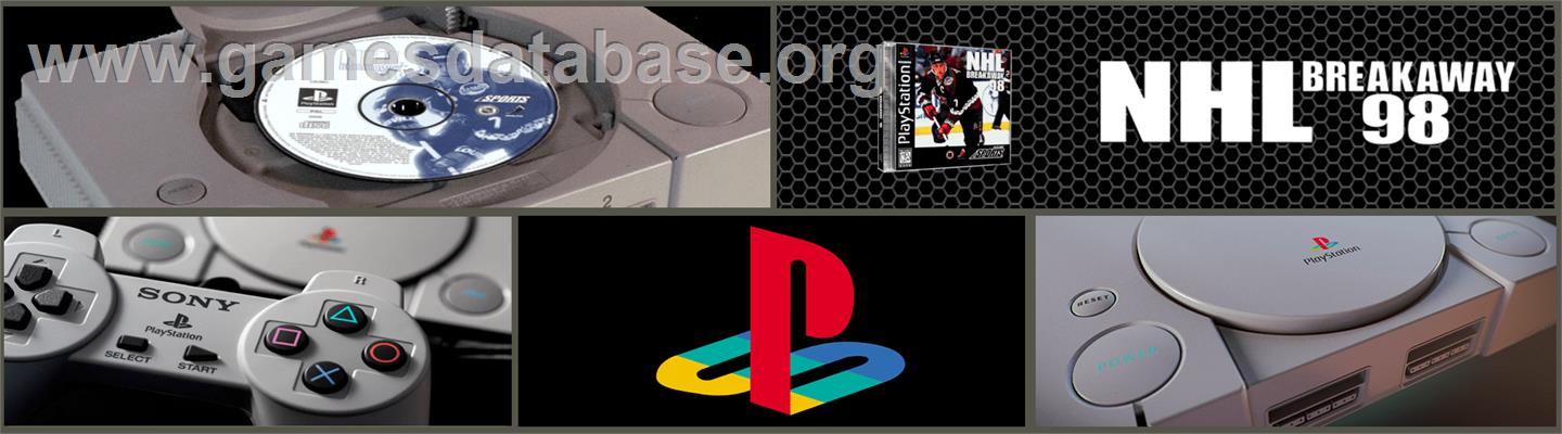NHL Breakaway 98 - Sony Playstation - Artwork - Marquee