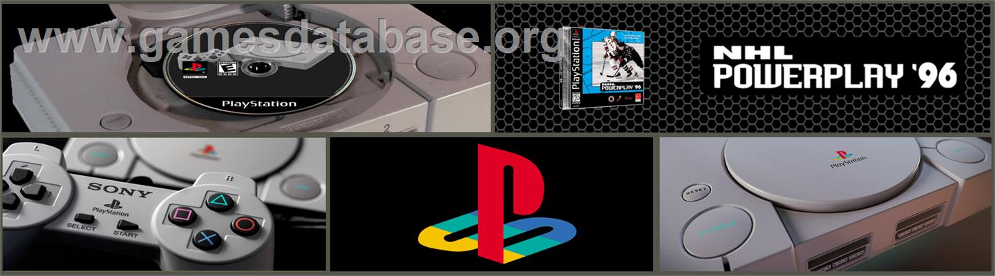 NHL Powerplay '96 - Sony Playstation - Artwork - Marquee
