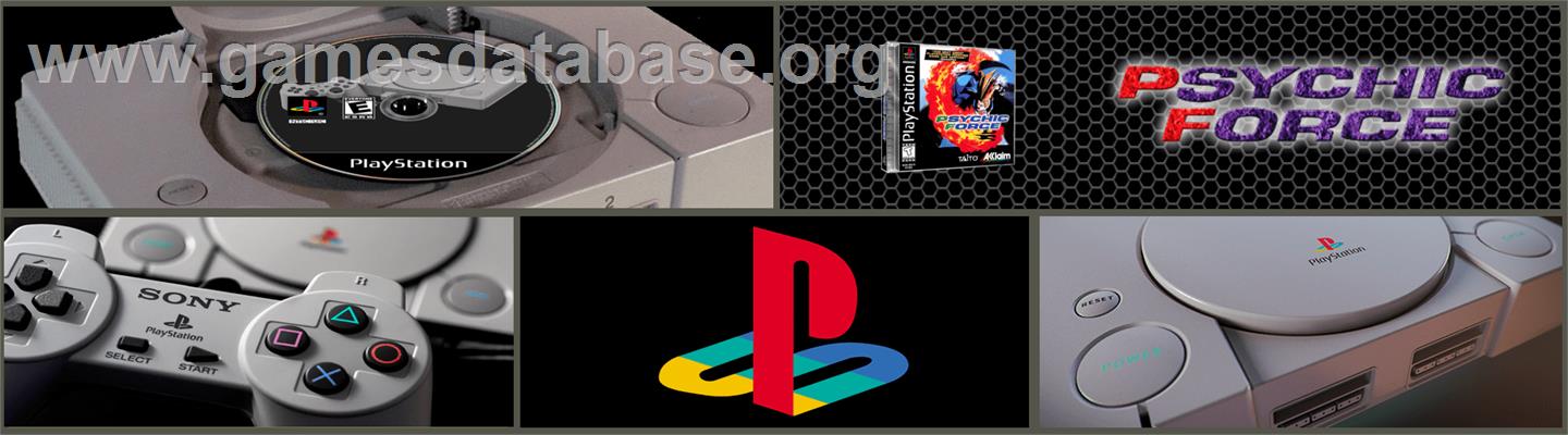 Psychic Force - Sony Playstation - Artwork - Marquee