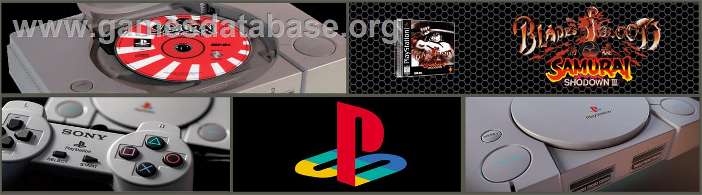 Samurai Shodown III: Blades of Blood - Sony Playstation - Artwork - Marquee