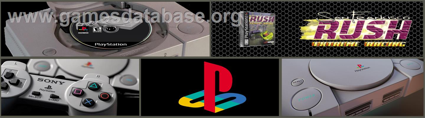 San Francisco Rush: Extreme Racing - Sony Playstation - Artwork - Marquee