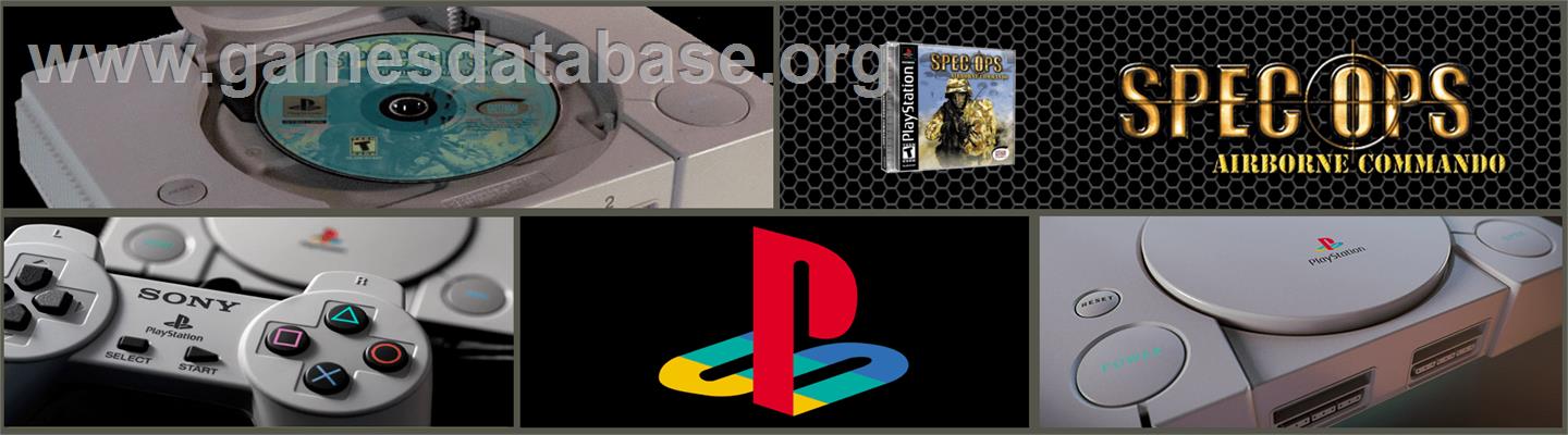 Spec Ops: Airborne Commando - Sony Playstation - Artwork - Marquee