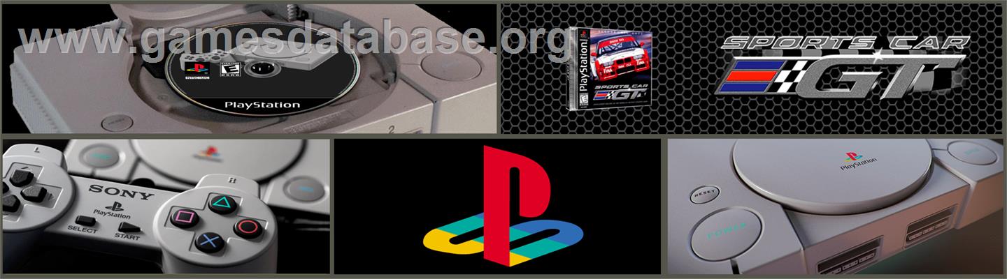 Sports Car GT - Sony Playstation - Artwork - Marquee