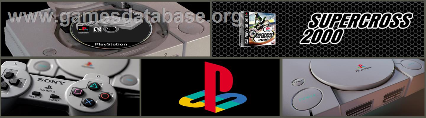 Supercross 2000 - Sony Playstation - Artwork - Marquee