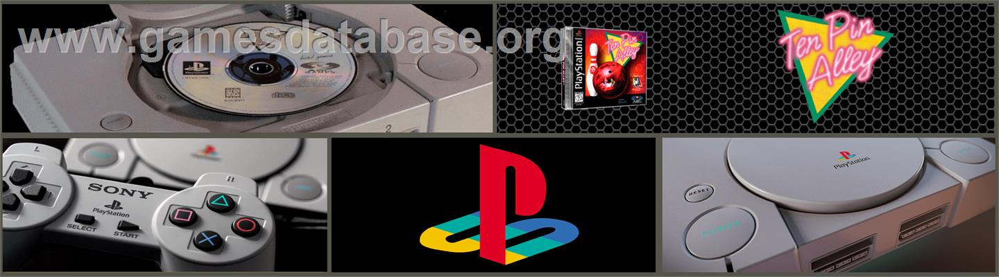 Ten Pin Alley - Sony Playstation - Artwork - Marquee