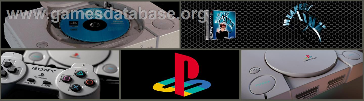 The Weakest Link - Sony Playstation - Artwork - Marquee
