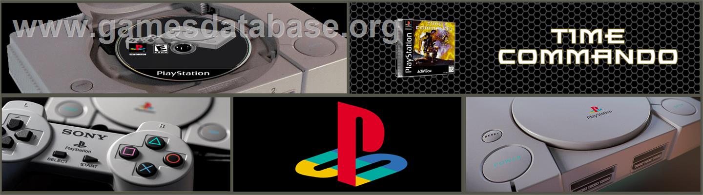 Time Commando - Sony Playstation - Artwork - Marquee