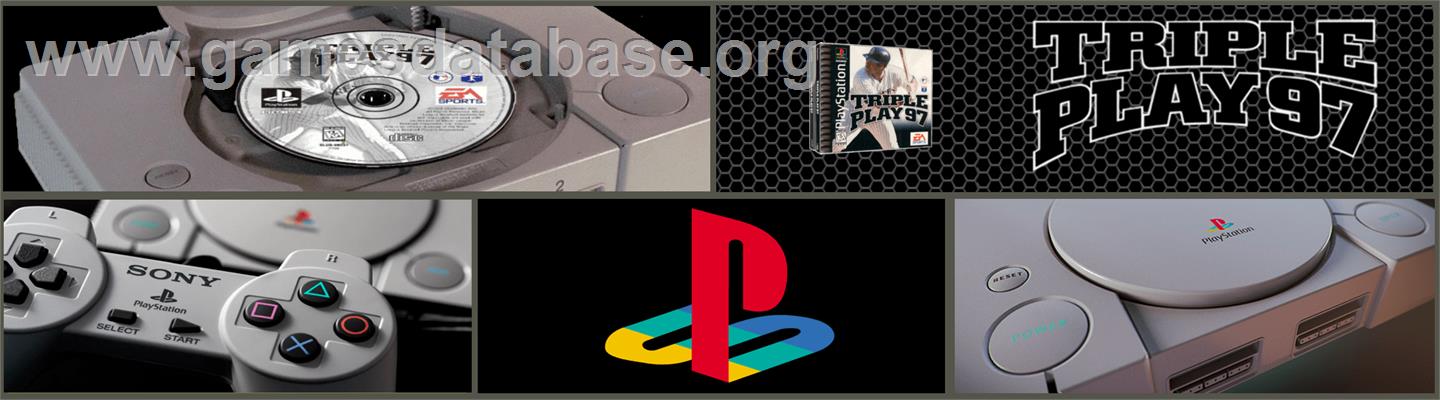 Triple Play 97 - Sony Playstation - Artwork - Marquee