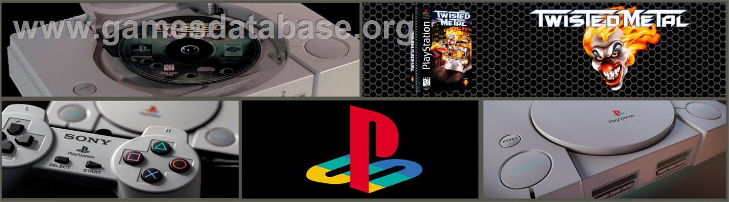 Twisted Metal - Sony Playstation - Artwork - Marquee