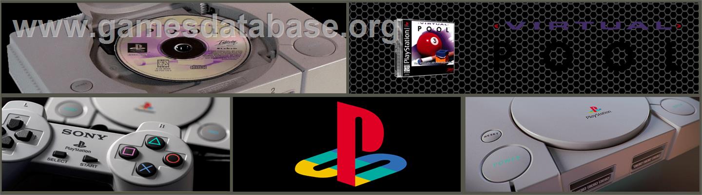 Virtual Pool - Sony Playstation - Artwork - Marquee