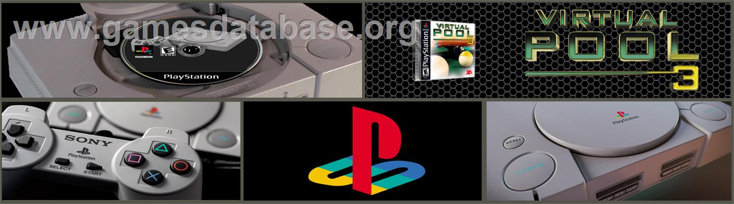 Virtual Pool 3 - Sony Playstation - Artwork - Marquee