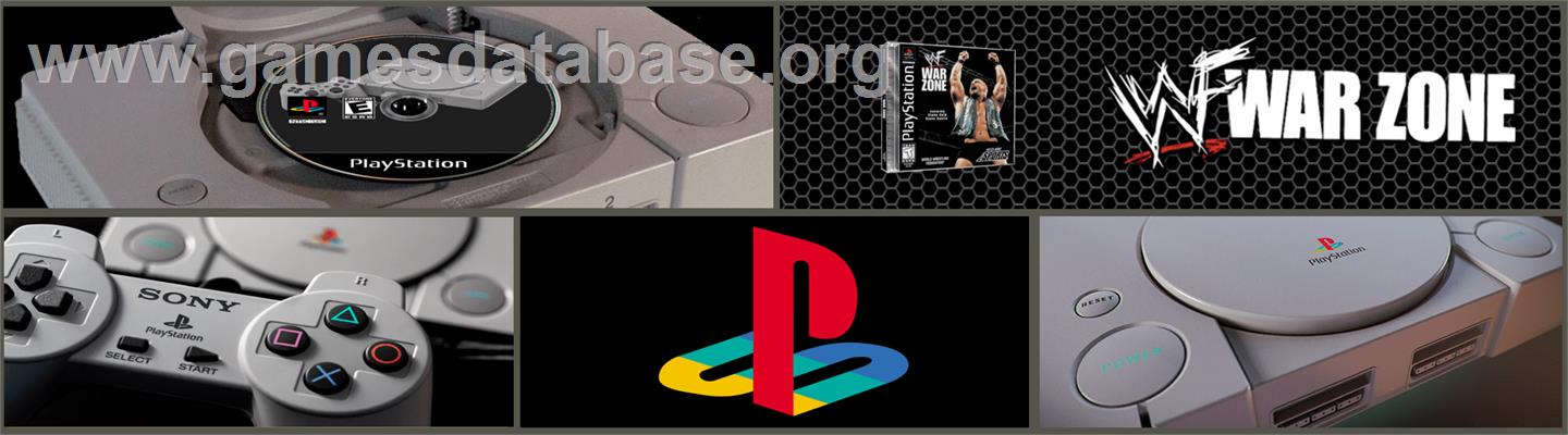 WWF War Zone - Sony Playstation - Artwork - Marquee