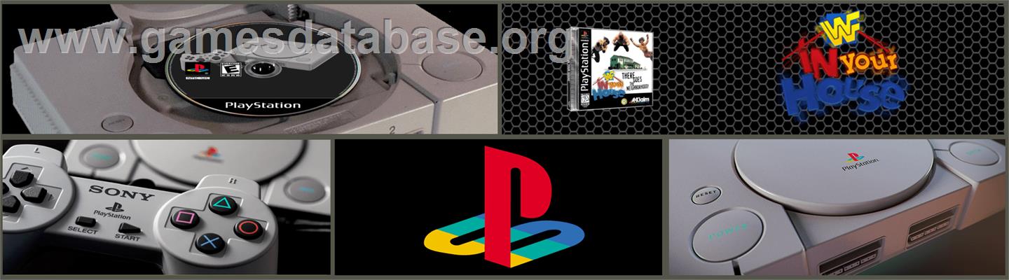 WWF in Your House - Sony Playstation - Artwork - Marquee