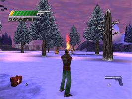 In game image of 007: Tomorrow Never Dies on the Sony Playstation.