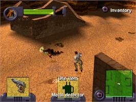 In game image of Action Man: Operation Extreme on the Sony Playstation.