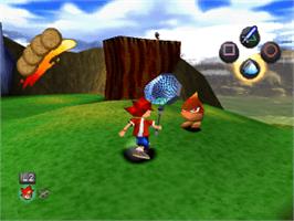 In game image of Ape Escape on the Sony Playstation.