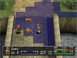 In game image of Arc the Lad III on the Sony Playstation.