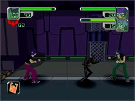 In game image of Batman Beyond: Return of the Joker on the Sony Playstation.