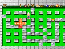 In game image of Bomberman Party Edition on the Sony Playstation.