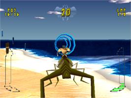 In game image of BugRiders: The Race of Kings on the Sony Playstation.