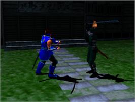 In game image of Bushido Blade 2 on the Sony Playstation.