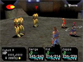 In game image of Chrono Cross on the Sony Playstation.